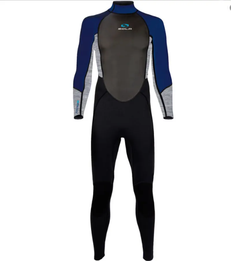 Sola Men's Fusion 3/2 Fullsuit Blue/Grey